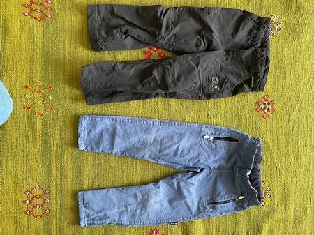 Pantalon Asticot et Jack Wolfskin