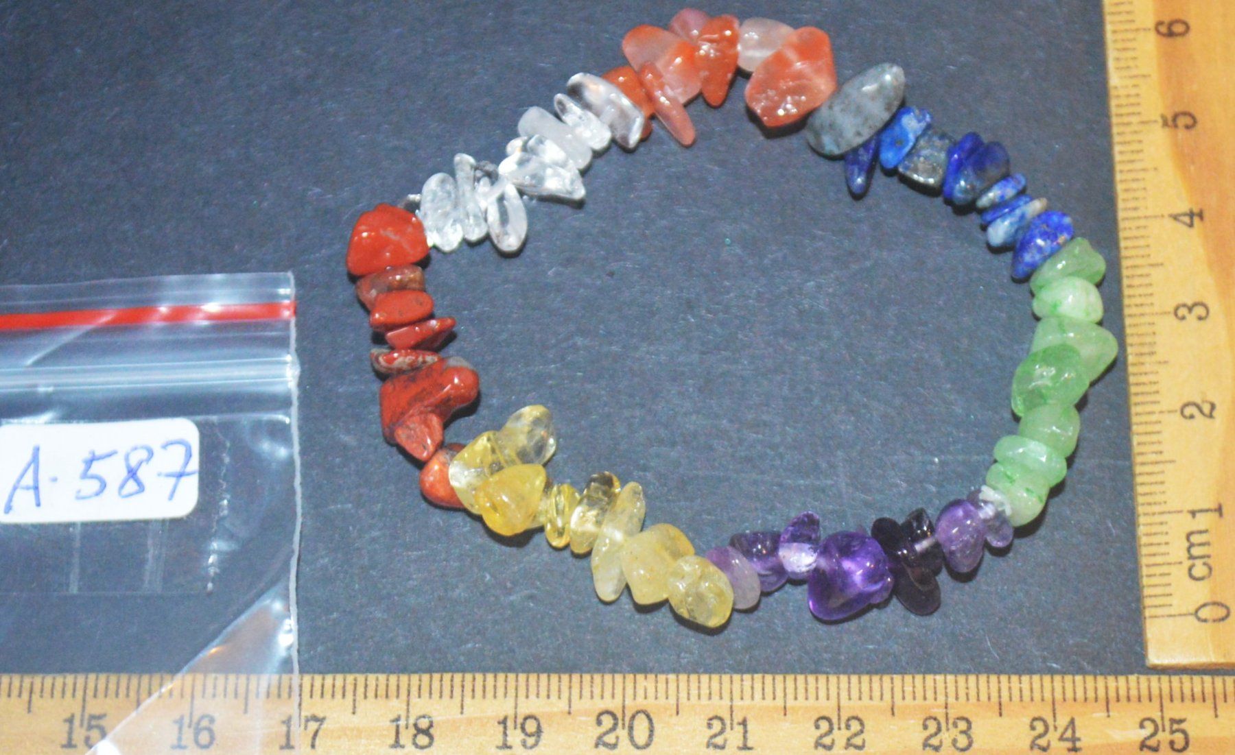 Bracciali & Braccialetti: Armband A-587 – 7 Chakra – elastisch – Nuovo e nell'imballaggio originale da Goldiwil (Thun) venduto da han_v5b7 2