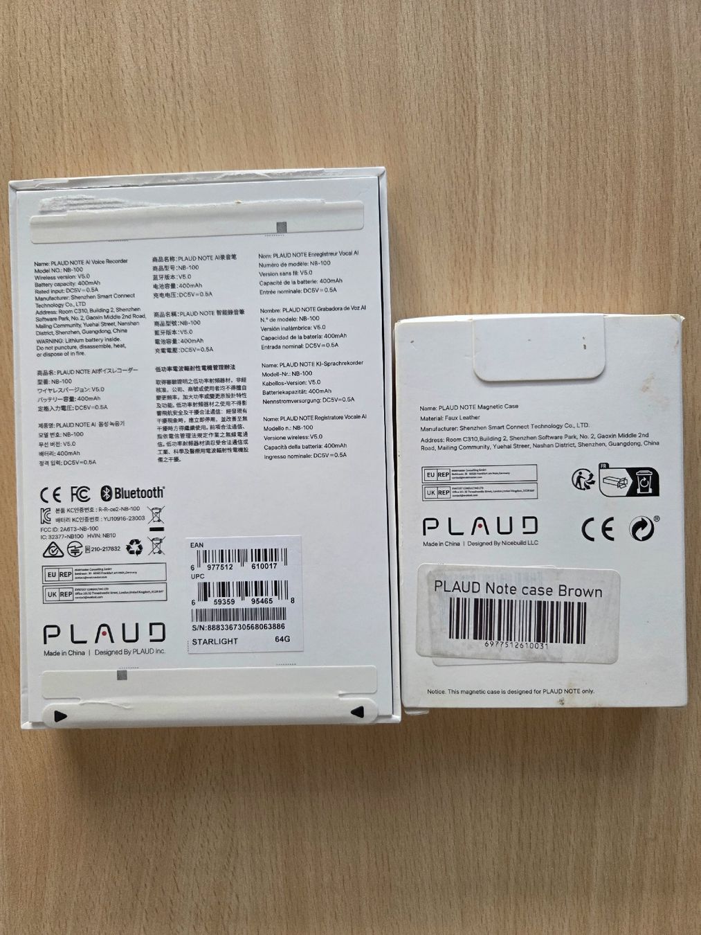 Registratori: PLAUD Note mit Garantie – Nuovo (secondo la descrizione) da Pregassona venduto da Lancer74 1