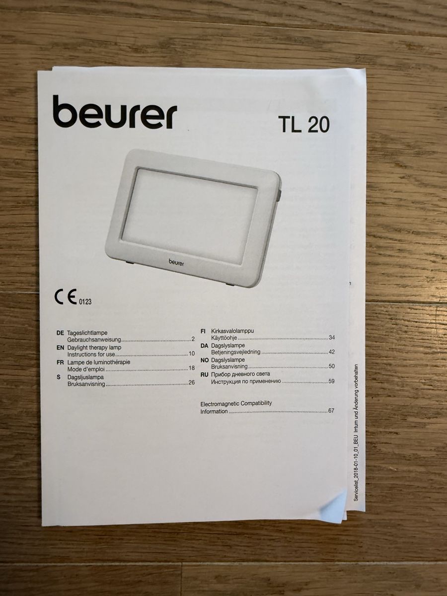 Beurer Lampen: Beurer TL 20 Tageslichtlampe – Gebraucht aus Dietlikon von lot_rel 4