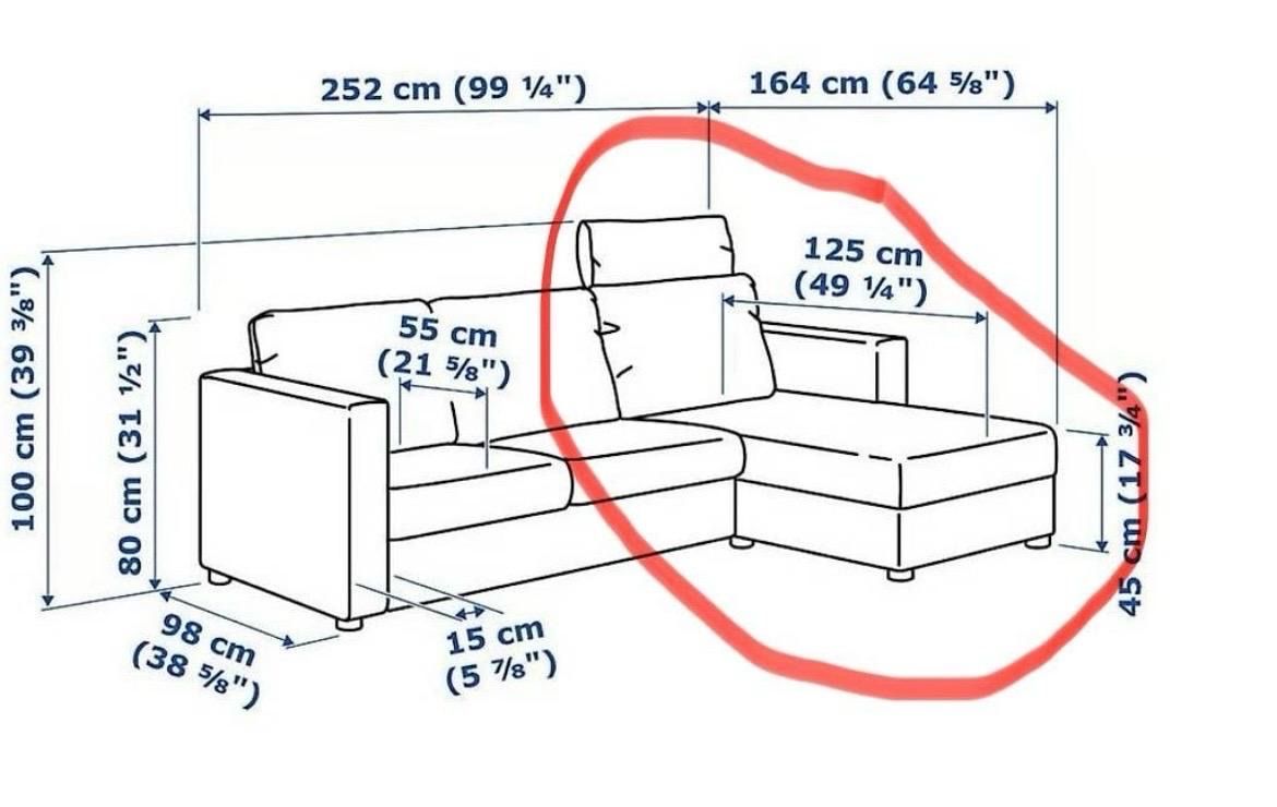 Sofas: IKEA Vimle Sofateil Leder braun (Recamiere) – Neuf (Voir description) à Zürich par and_7sr2 2