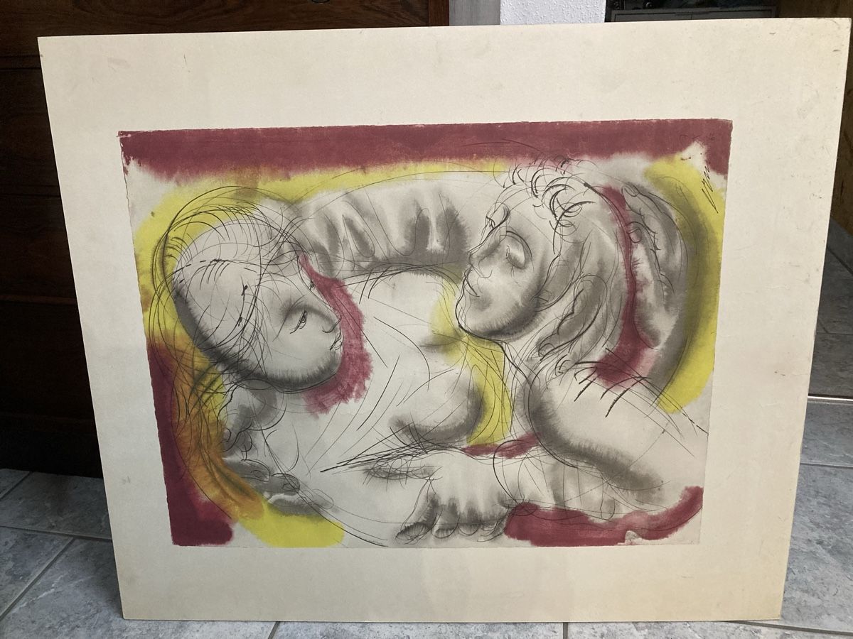 Foto & Immagini: Hans Erni Kunst Druch Papierposter – Usato da Boll venduto da Jopp1