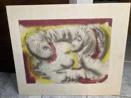 Hans Erni Kunst Druch Papierposter