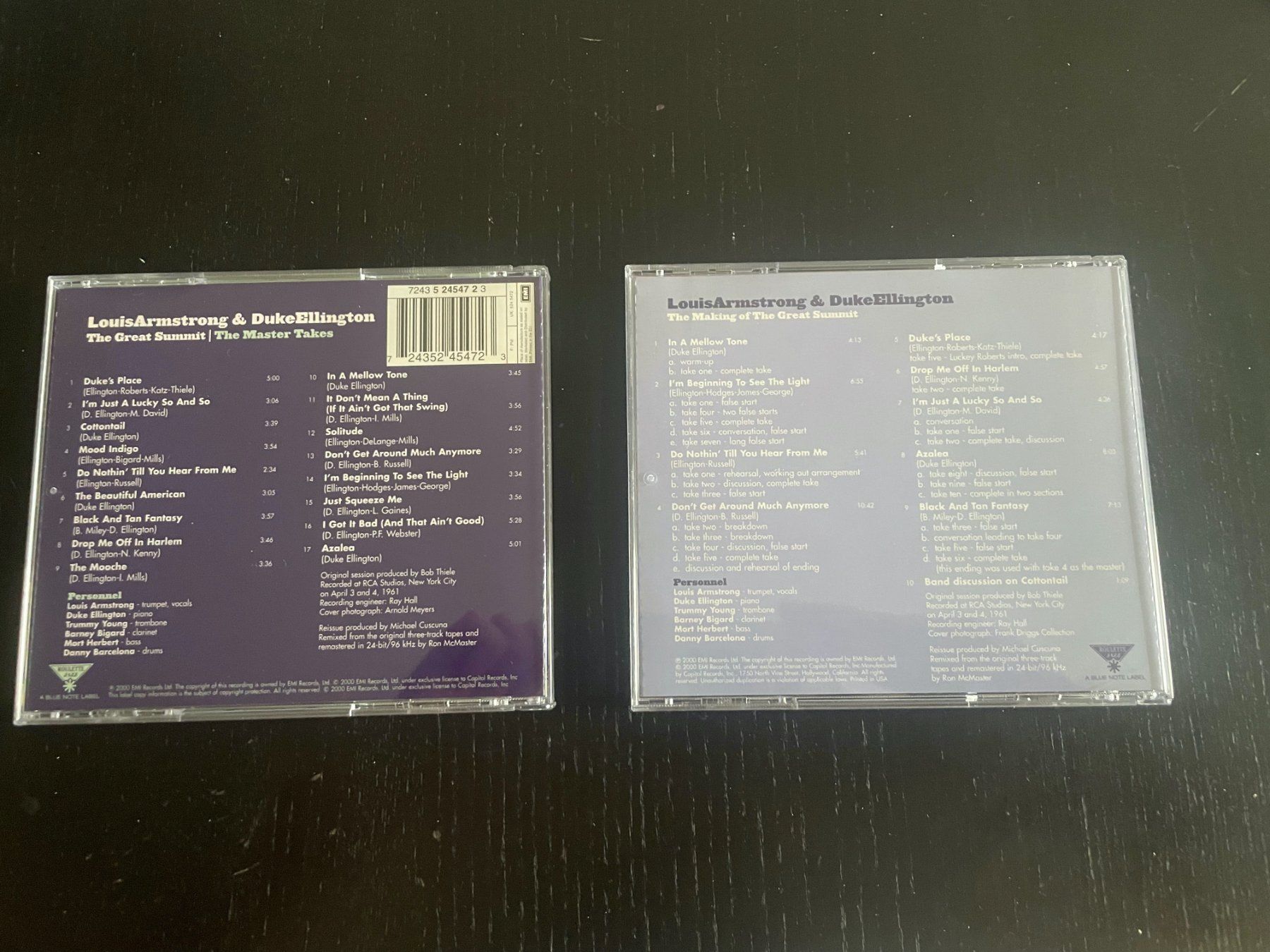 CD: 2 CD Louis Armstrong & Duke Ellington – Usato da Villeneuve VD venduto da vin_7zm6 3