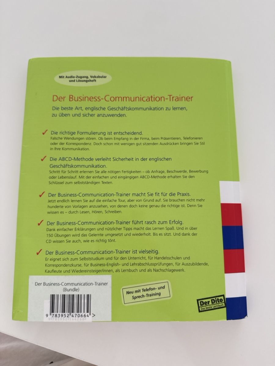 Libri: Der Business Communication Trainer – Usato da Zürich venduto da Dx.04 1
