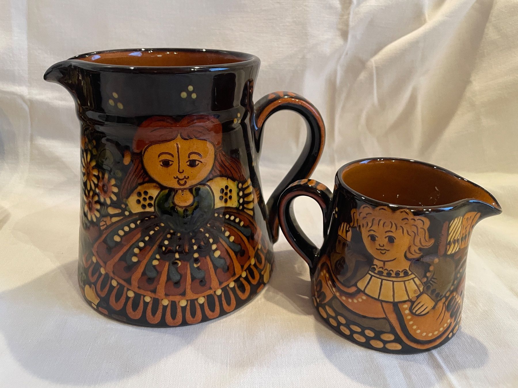 Set di piatti: Peter Reber Töpferei - Bauernmalerei - Set – Usato da Kleinlützel venduto da Schatzkiste_Laufen 6