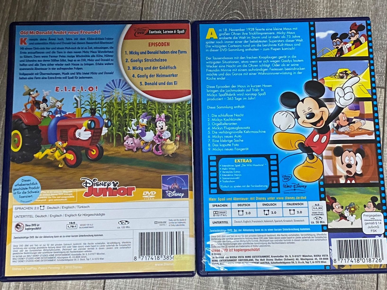 Tutti i DVDs: Mickys Spassfaktor 2x – Usato da Muri b. Bern venduto da AdidasCollector 1