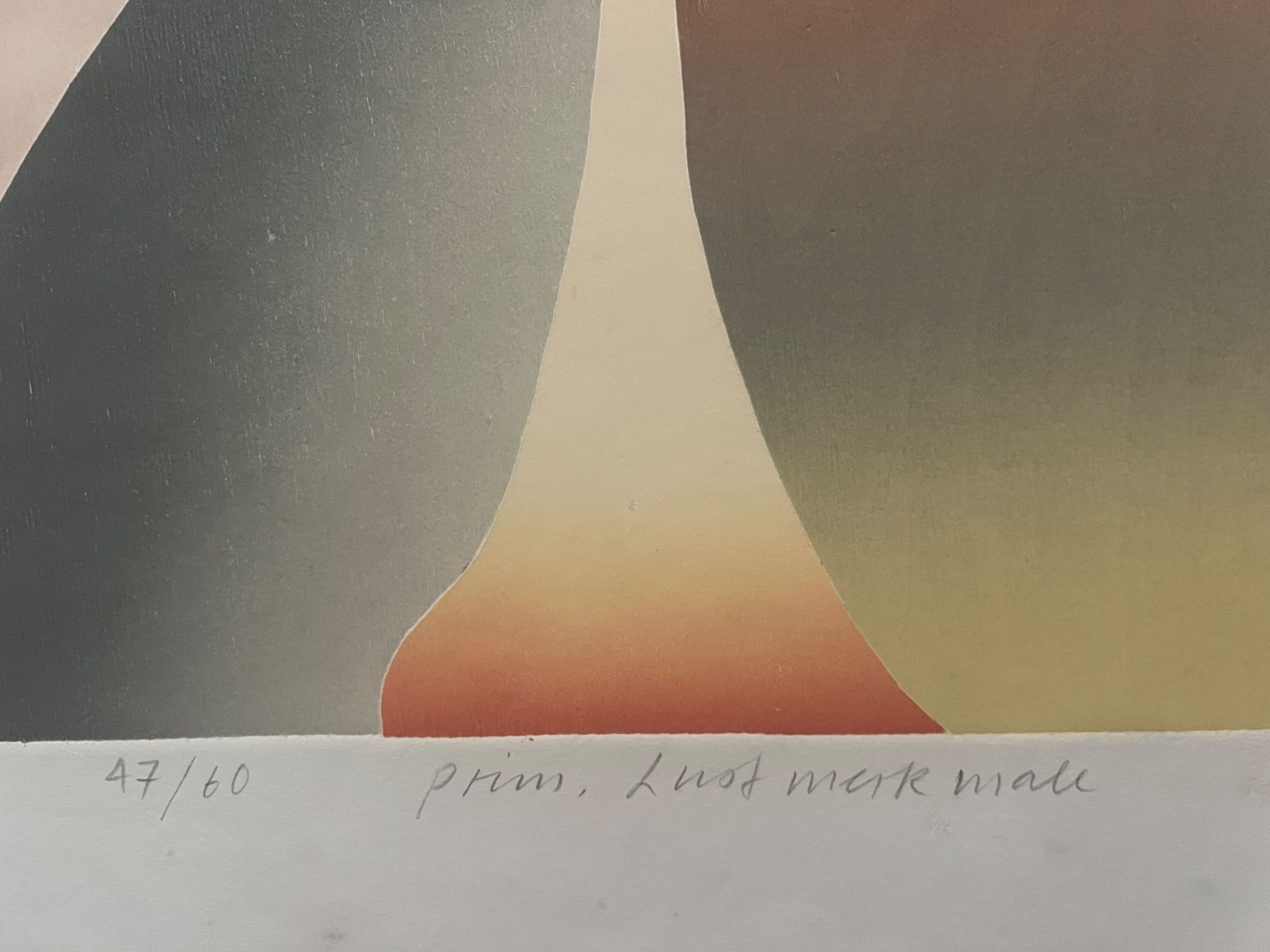 Grafica & Litografie: Franz Eggenschwiler, handsigniert, nummeriert – Usato da Rain venduto da Pic-Ass 4