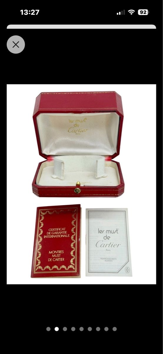 Cartier Orologi: Cartier Must 21.Full Set – Usato da Zürich venduto da Hati81 1