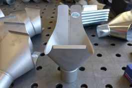 Inox, Verzinkte Teile Dachwasser, Rinnen