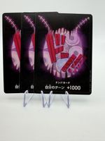 3 One Piece Don Karten Katakuri Design Japanisch neu