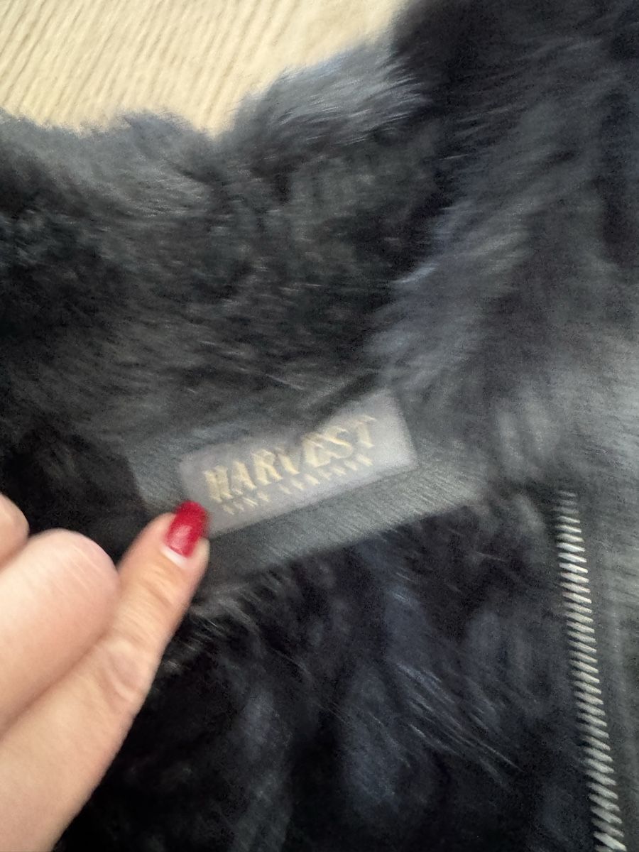 Giacche: Winter-Look: Schwarze Harvest Lederjacke mit Fell – Nuovo (secondo la descrizione) da Muri b. Bern venduto da Winter2021 7