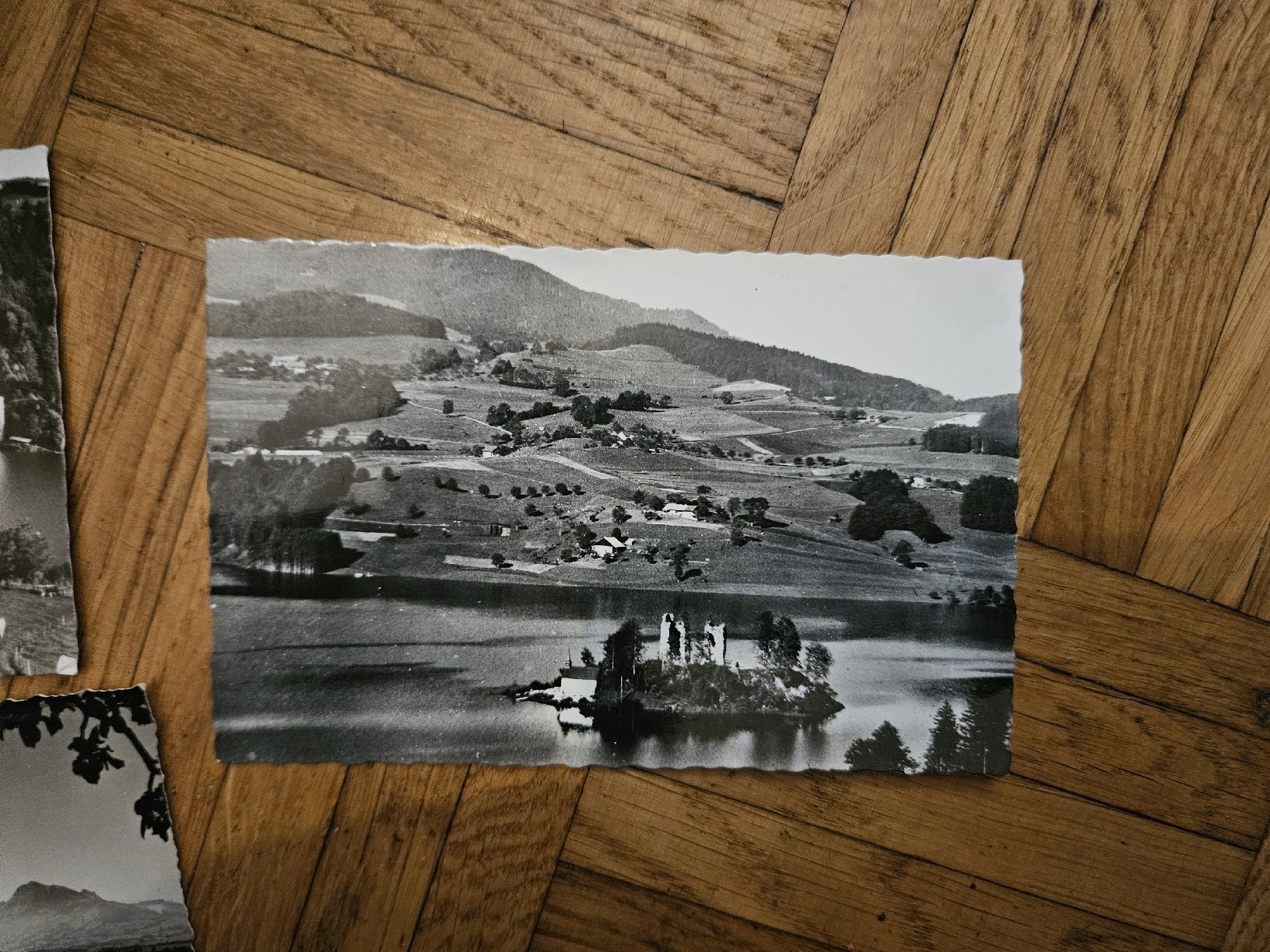 Ansichtskarten: carte postal lac de gruyère  – Gebraucht aus Paudex von dro_zh86 1