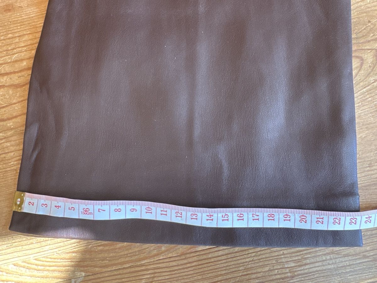 Pantaloni: MNG Lederimitat Hose braun Gr. 34 – Usato da Mauren venduto da ducducturi 5