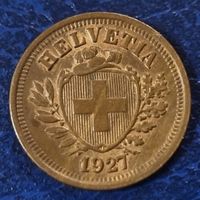 1 RAPPEN JAHR 1927 - SCHWEIZ / RAR