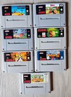 SNES Spiele-Paket 7 Kult-Klassiker: Asterix, Road Runner,..