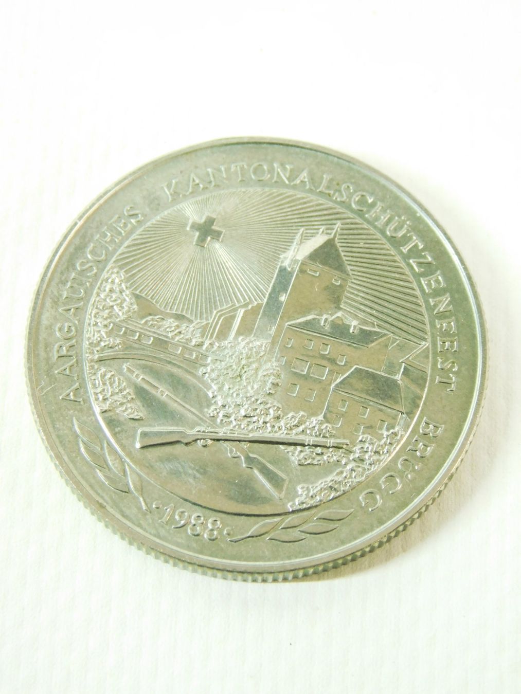 Medaglie: Medaille Kantonal Schützengesellschaft 1988er – Usato da Emmenbrücke venduto da Neverlaand-22 1