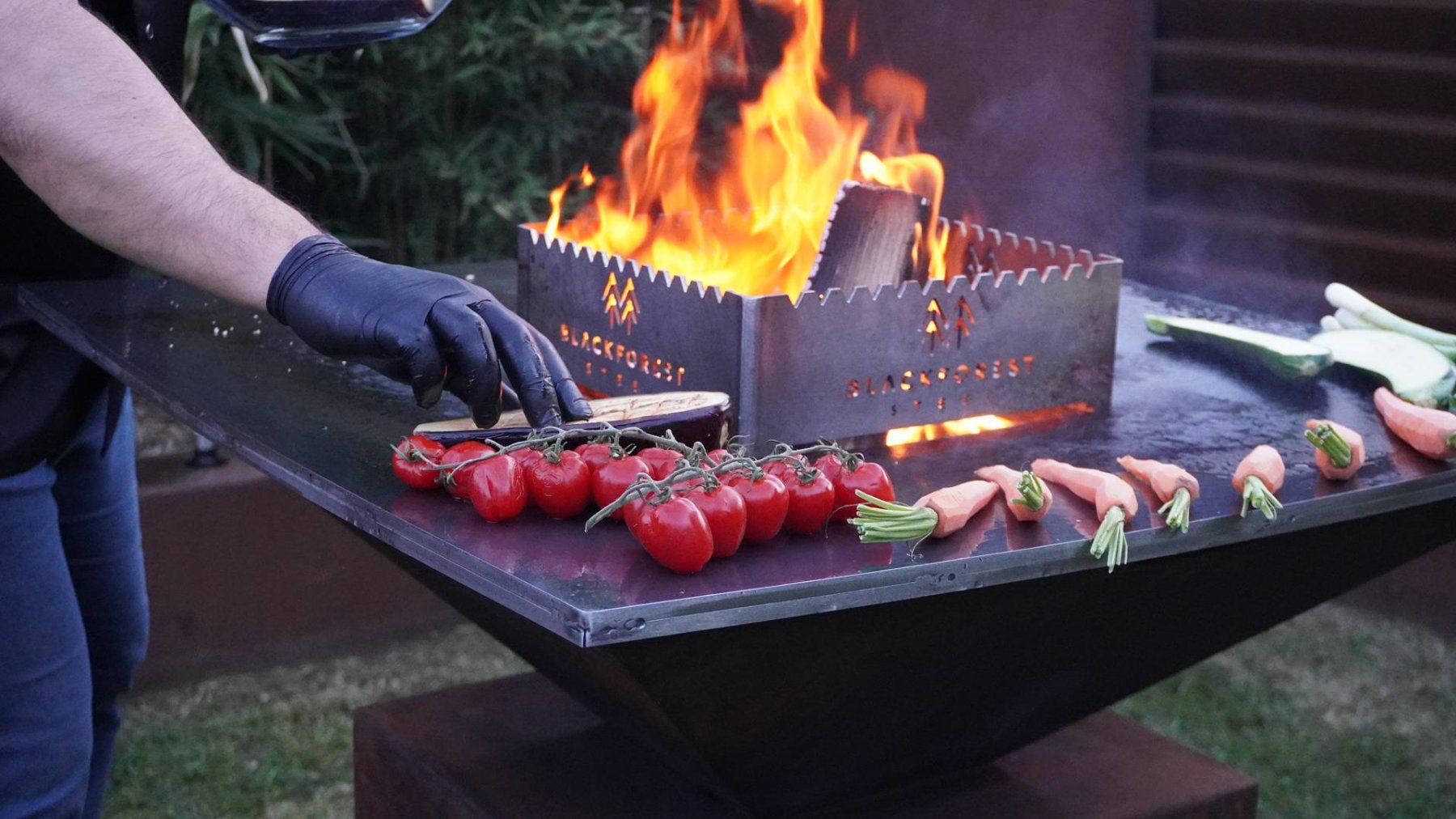 Bracieri: Grill Feuerschale Black 100 Set – Nuovo (secondo la descrizione) da Neuhausen venduto da MetallbauKunst_GmbH 6