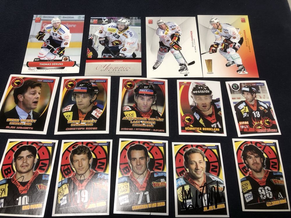 SCB Hockey Card Sticker signiert (Gebraucht) in für CHF 3 – mit ...