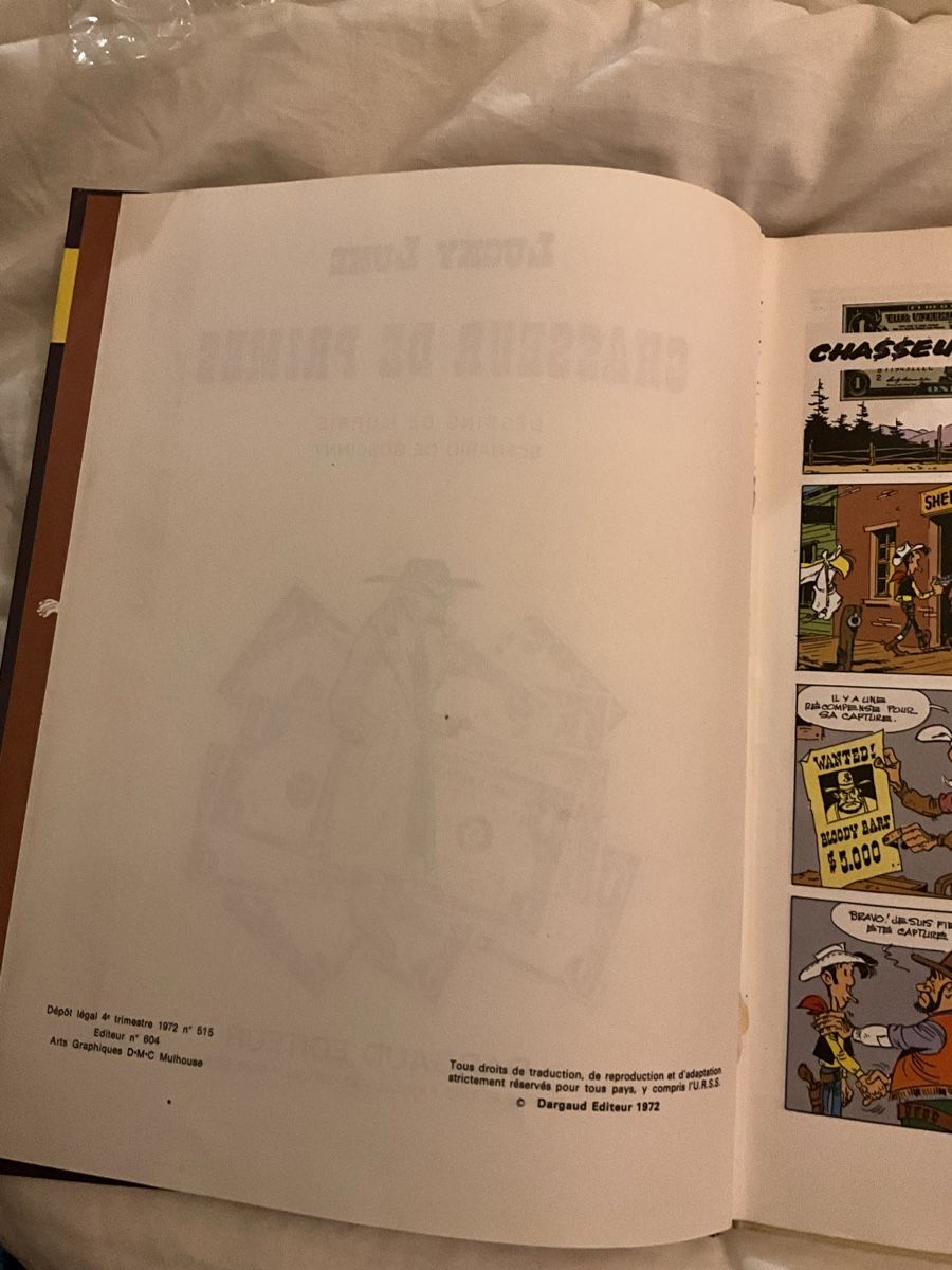 Fumetti: Lucky Luke EO 1972 le chasseur de prime – Usato da Vérossaz venduto da Cyberbugsi 1