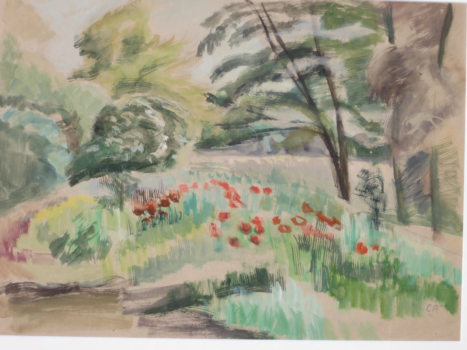 Gemälde: Grosse Aquarell – Gebraucht aus Bad Ragaz von FutureZ