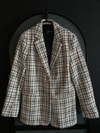 Schicker Damen Blazer schwarz/weiss Grösse S