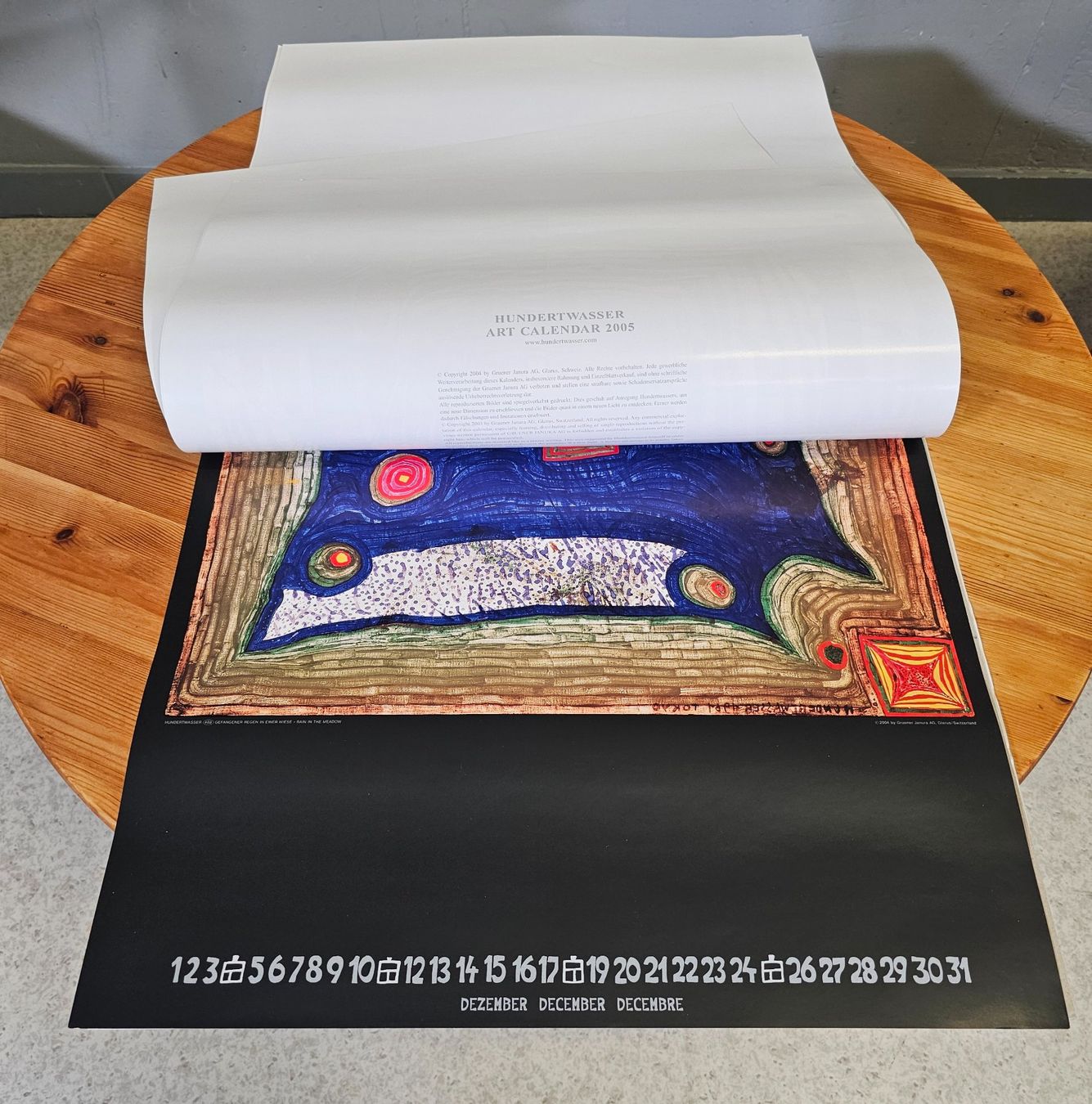 Calendari: Friedrich Hundertwasser Kalender 2005 Bilder Sammlung – Usato da Nottwil venduto da Wondewa-Shop 5