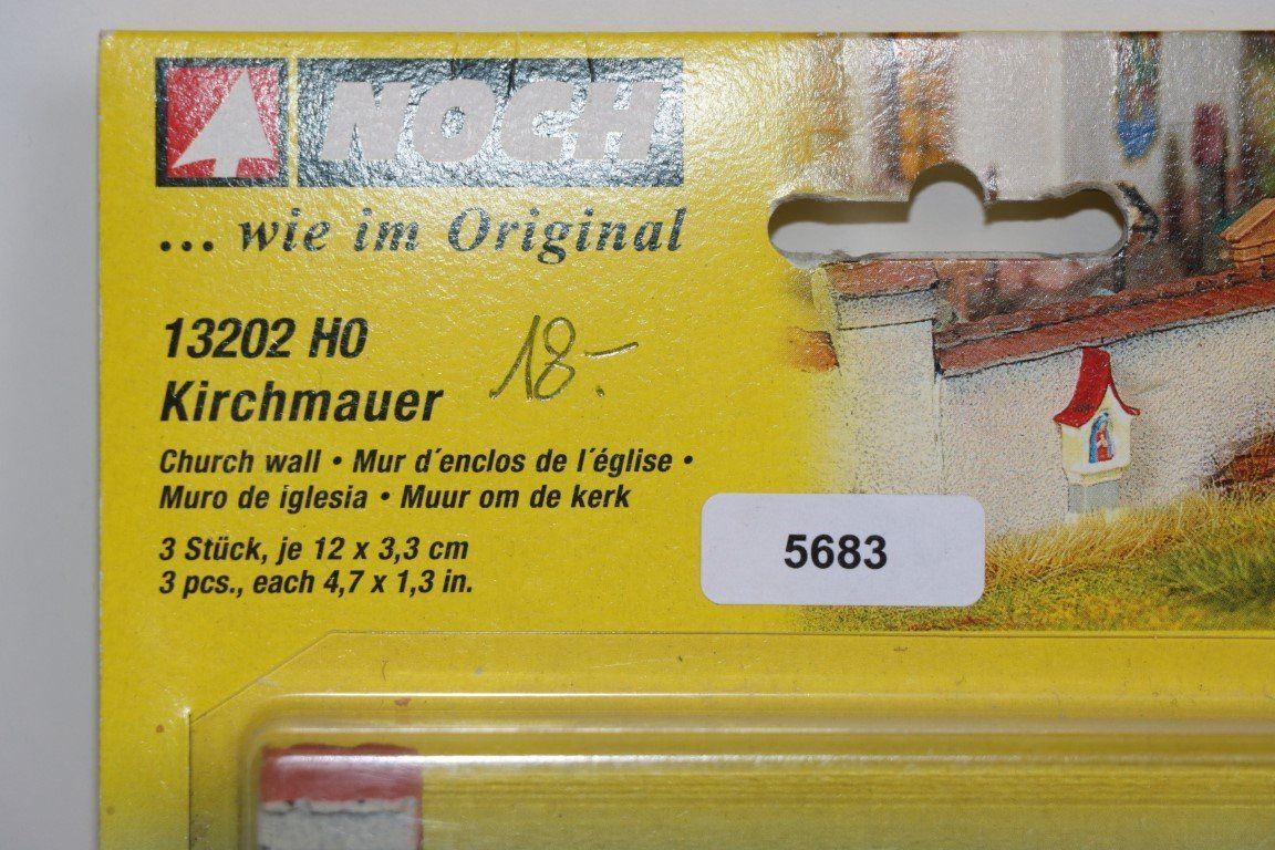 Modelleisenbahnen: NOCH-Kirchmauern (5683-5684) – Neu und originalverpackt aus Bäriswil BE von WWYN-Liquidationen 6