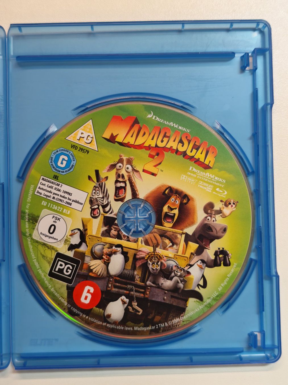 Alle DVDs: Madagascar 2 – Gebraucht aus Liestal von Kratzilla 1