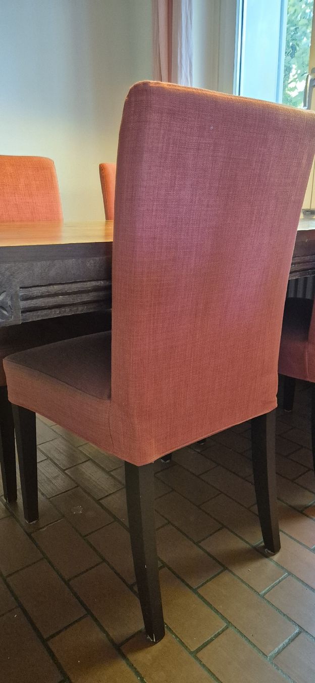 Set di tavolo e panche: Wooden Dining Table with 4 Chairs – Usato da Männedorf venduto da vis_955d 4