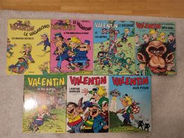 1-7 Valentin le vagabond en première édition, bel état.