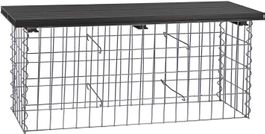 WPC Gabionenbank 100×30cm