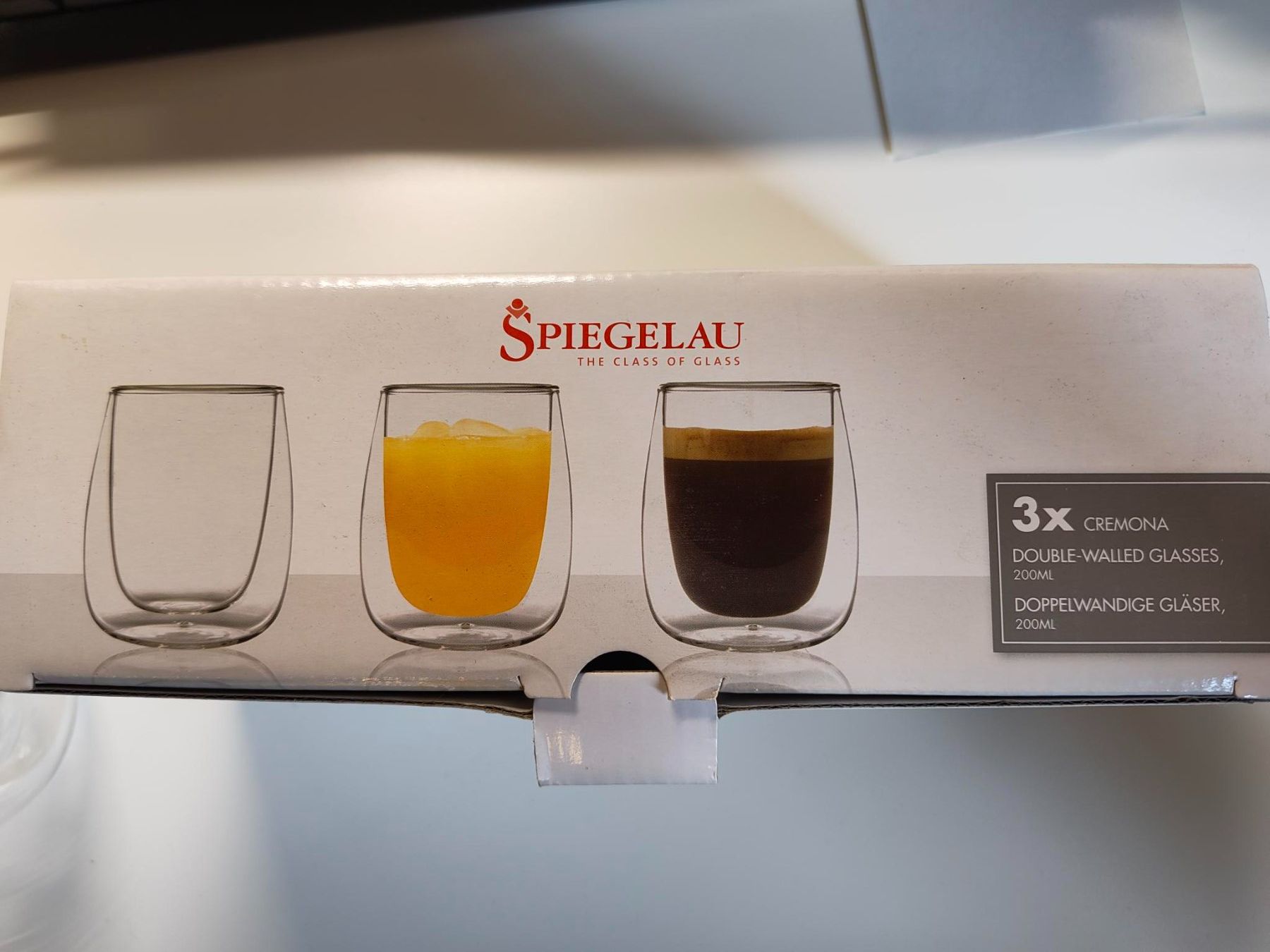Verres: Verres à double paroi SPIEGELAU 200 ml – Neuf avec emballage d'origine à Echallens par osalsac