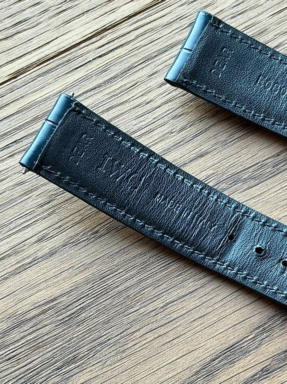 IWC Orologi: IWC Santoni - Blaues Lederarmband – Nuovo (secondo la descrizione) da Maur venduto da CG8632 3