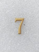 21 mm Gold Nummer 7 für Schulterpatte