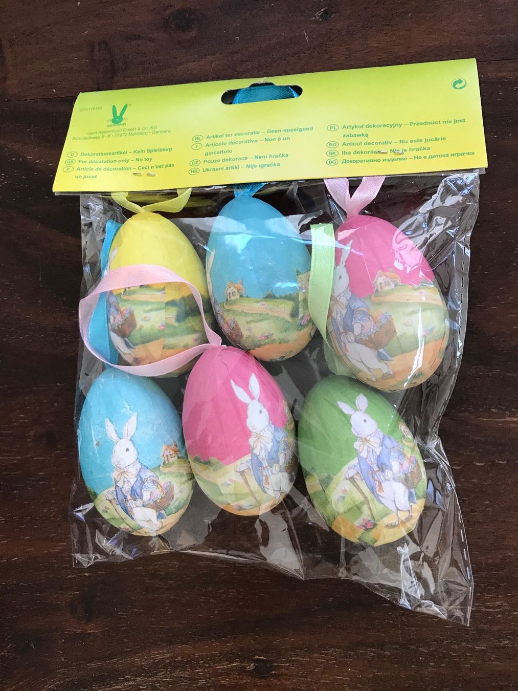 Alle Dekorationen: NEW 6 Ostereier Dekoration / Easter Egg Decoration – Neu und originalverpackt aus Zürich von Sarazrh