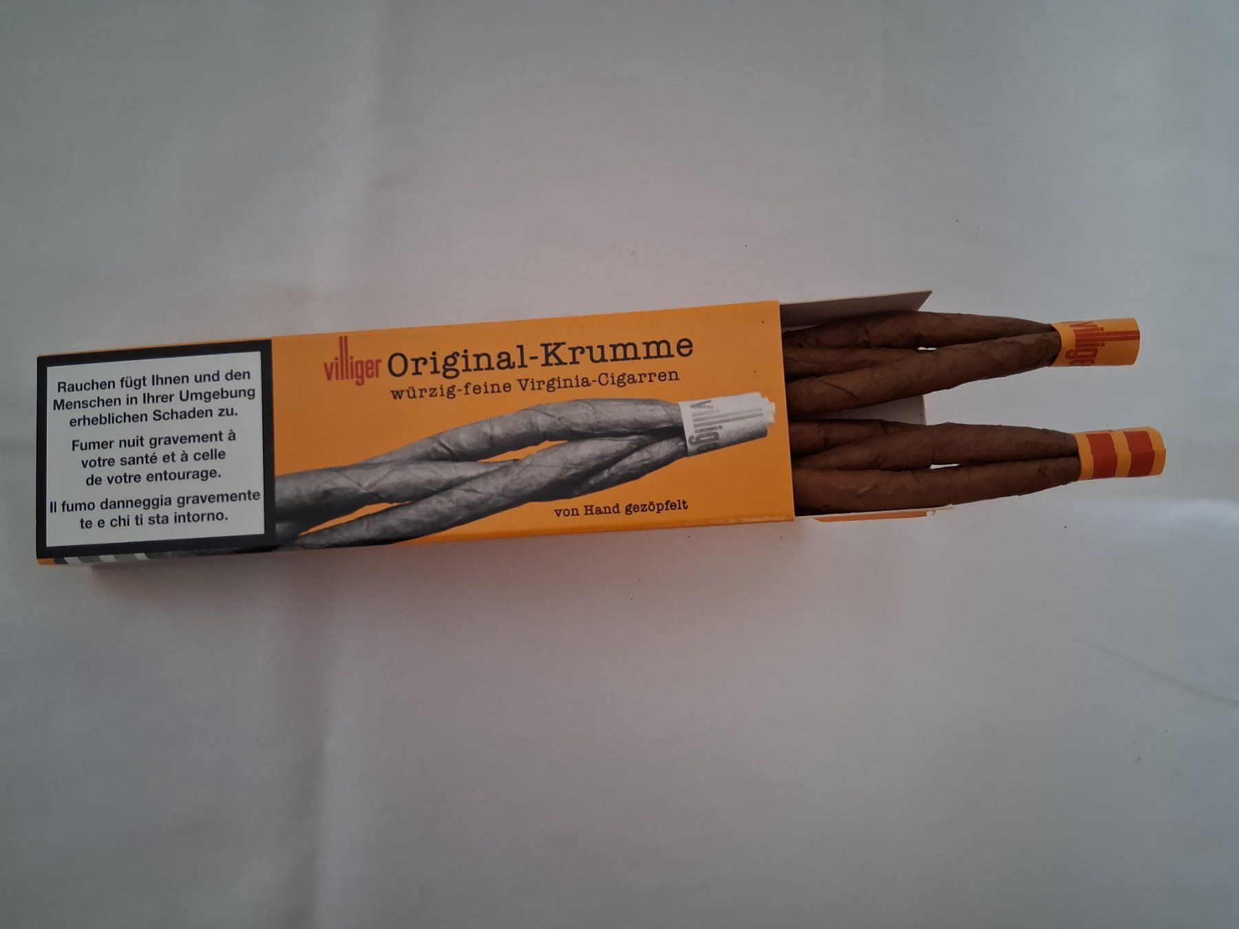 Villiger Zigarren: Villiger Original Krumme  2x 1x6 – Neu und originalverpackt aus Bonaduz von Motz 2