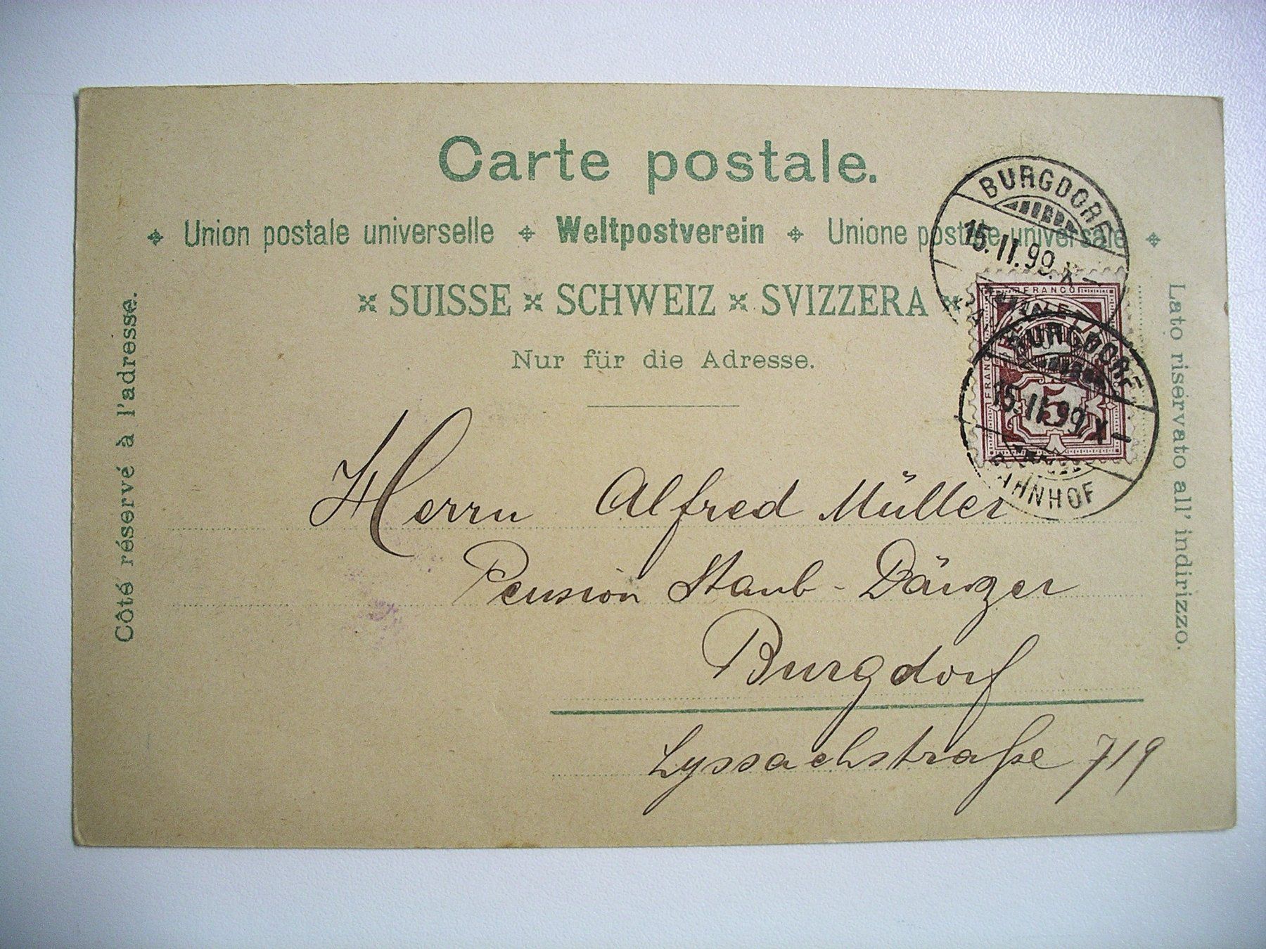 Cartoline postali: farbige LithoAK  CHAPPELER MILCHSUPPE – Usato da Oberhofen am Thunersee venduto da luuping99 1