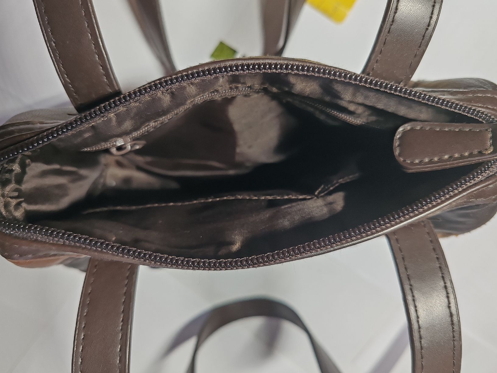 Taschen für Damen: Bellini Handtasche Leder Patchwork braun guter Zustand – Gebraucht aus Wila von neu_s8qs 3
