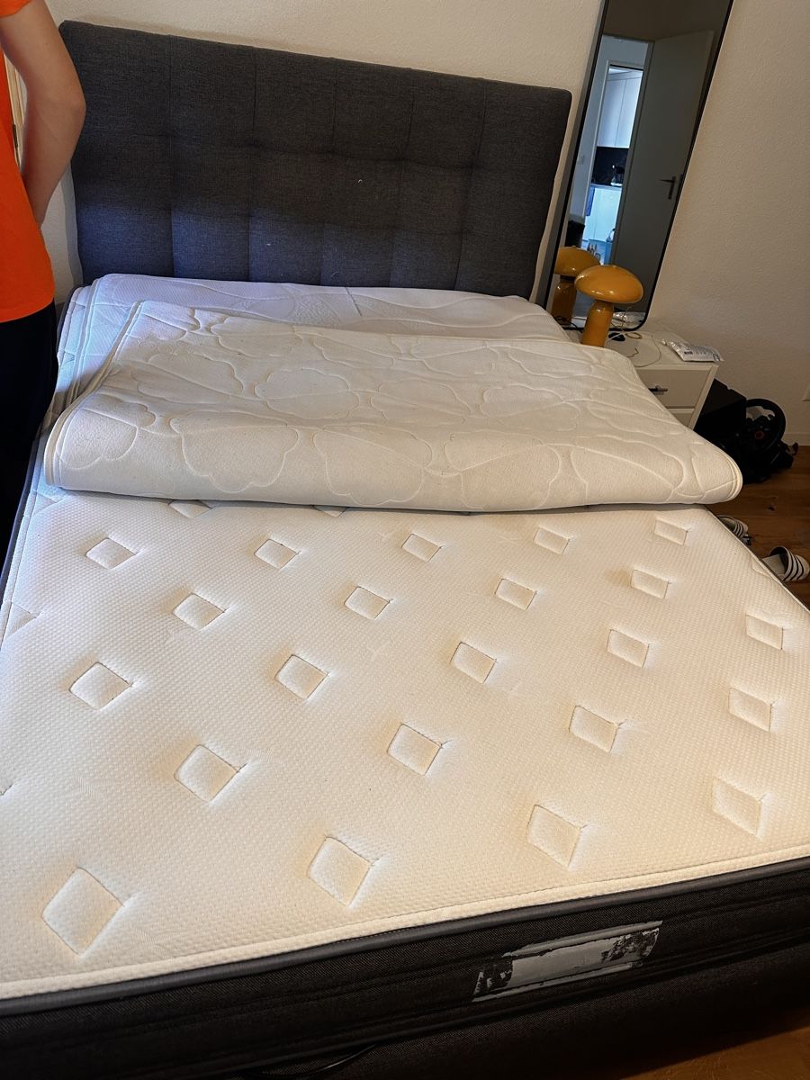 Betten: Boxspringbett mit Matratze 140x200cm  – Gebraucht aus Frenkendorf von Katrin02 5