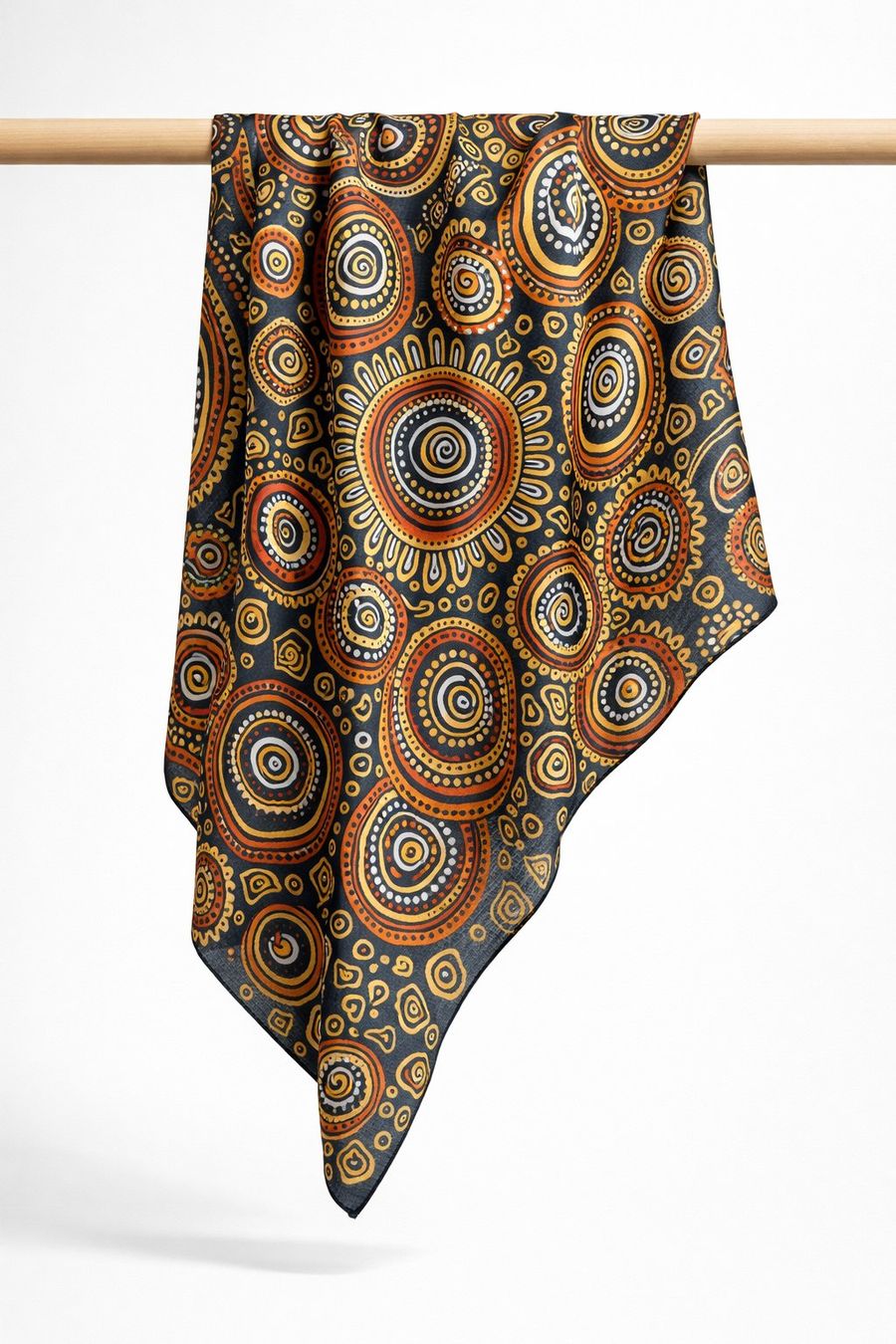 Foulard & Sciarpe: Schöner Baumwoll/Seide Schal "Aborigin" – Nuovo (secondo la descrizione) da Dättwil AG venduto da AnDani2. 1