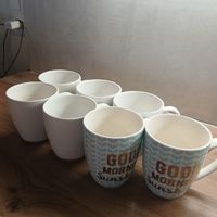7er Set Tassen, Kaffeetassen, Teetassen - Top Zustand!
