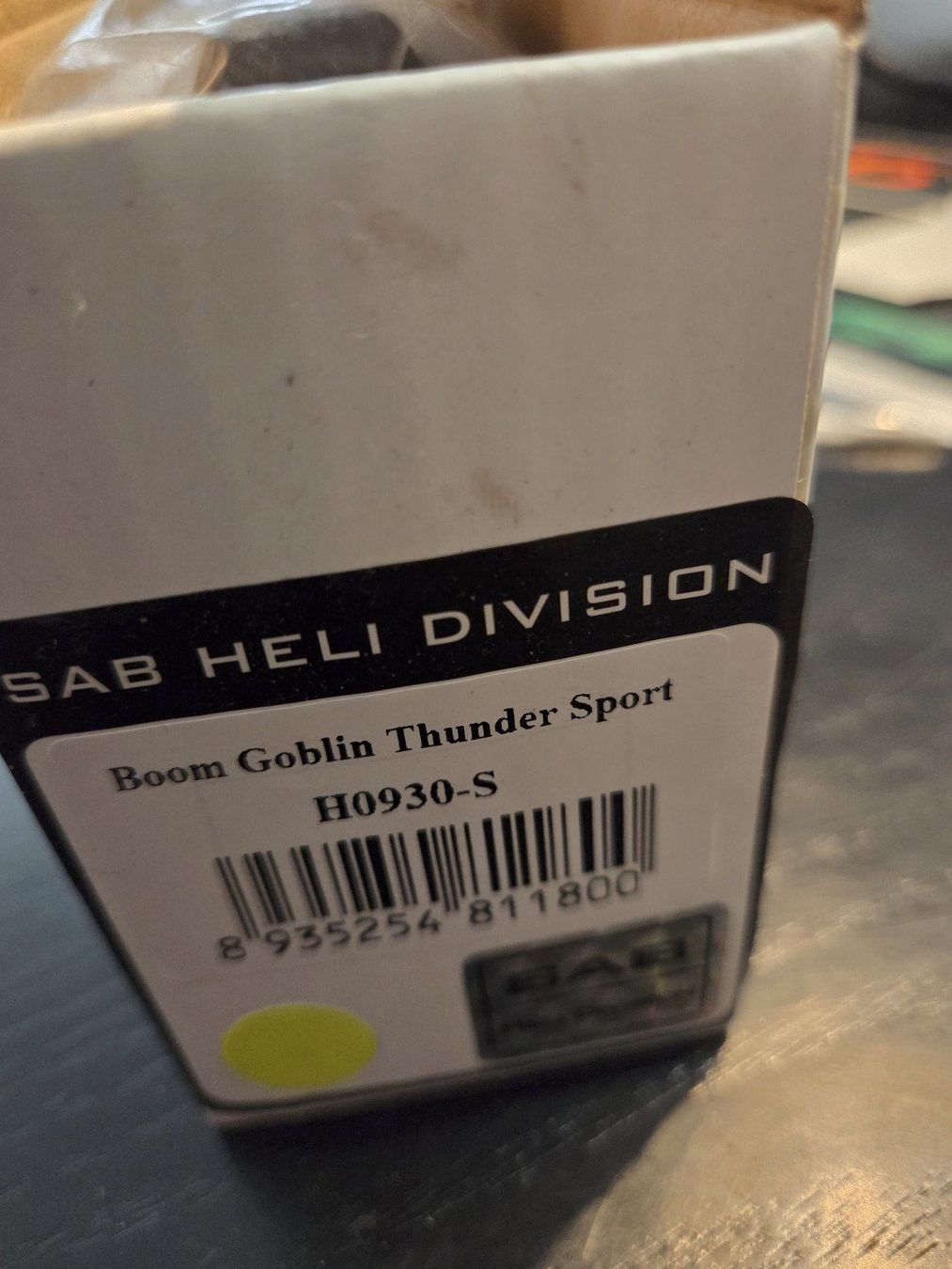 Modellismo RC: SAB Gobin Black Thunder Sport – Difettoso da Däniken SO venduto da Adidasskater 2