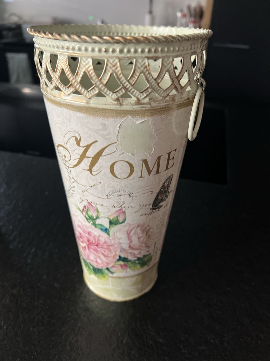 Vasi & Recipienti: 3er Set Deko Eimer Blumenmuster Landhaus Stil Shabby Chic – Nuovo (secondo la descrizione) da Rorschach venduto da lvi_p29s 1