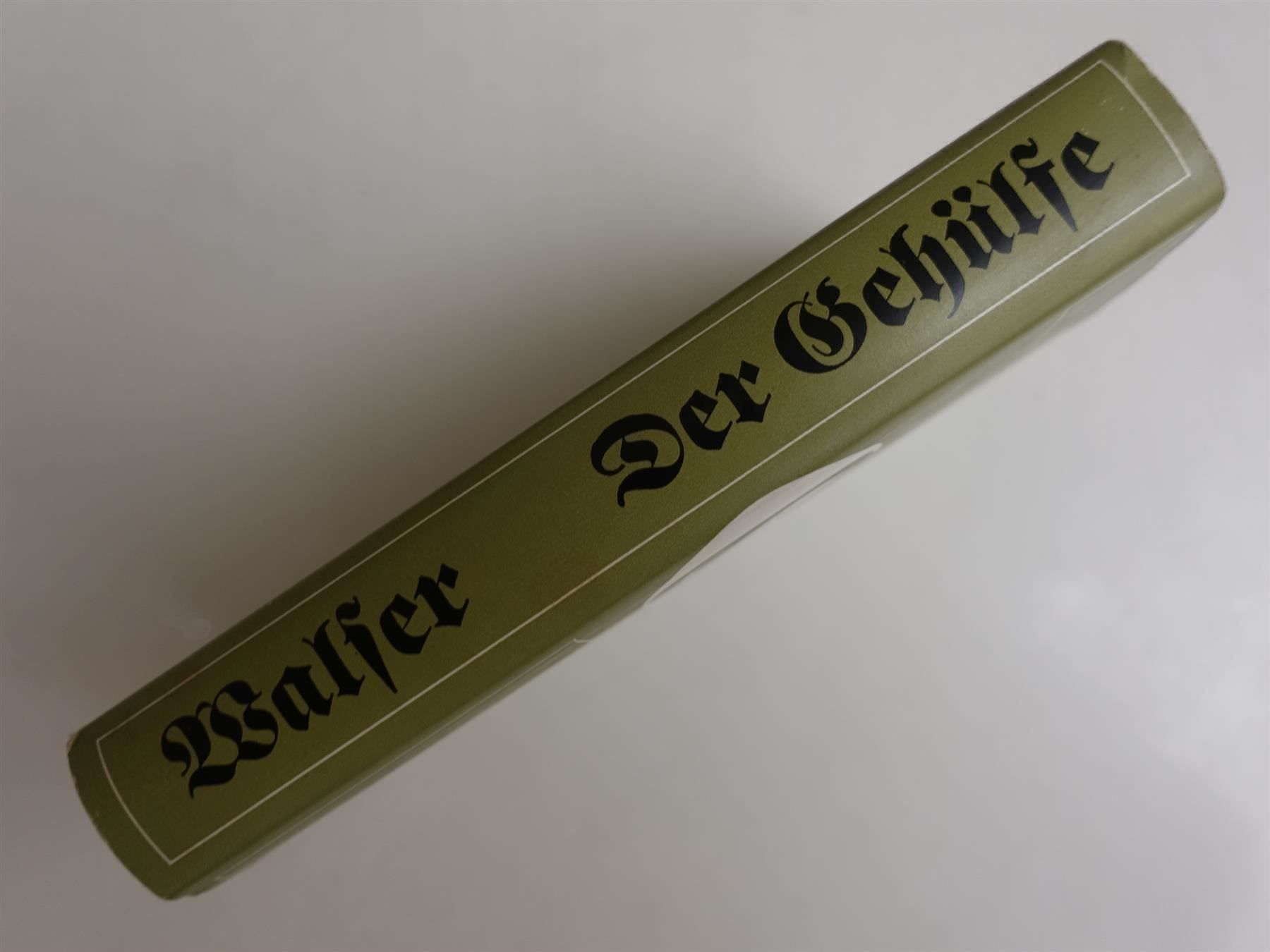 Libri: Rober Walser: Der Gehülfe, 1955 – Usato da Gutenswil venduto da Optico 3