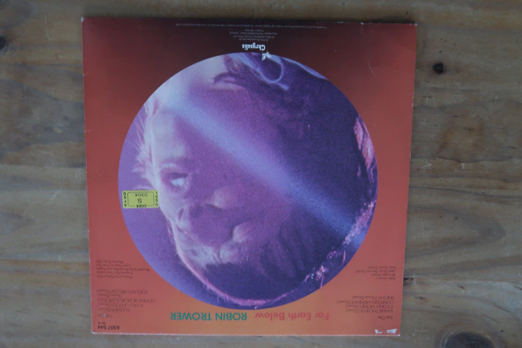 Vinyles: ROBIN TROWER - FOR EARTH BELOW - VINYL LP – D'occasion à Basel par Patiscat 1
