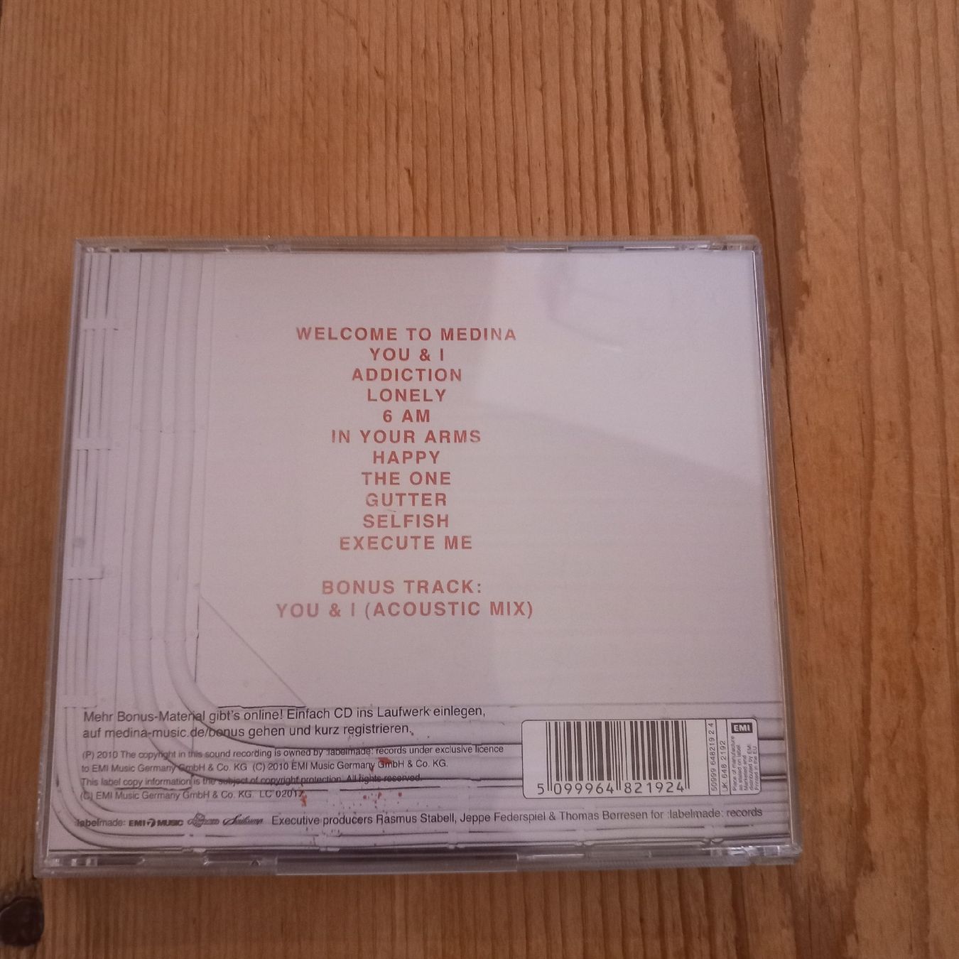 CD: Medina - Welcome To Medina – Usato da Ebnat-Kappel venduto da blazzi 2