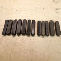 Alte Pedalgummi für Militärvelo