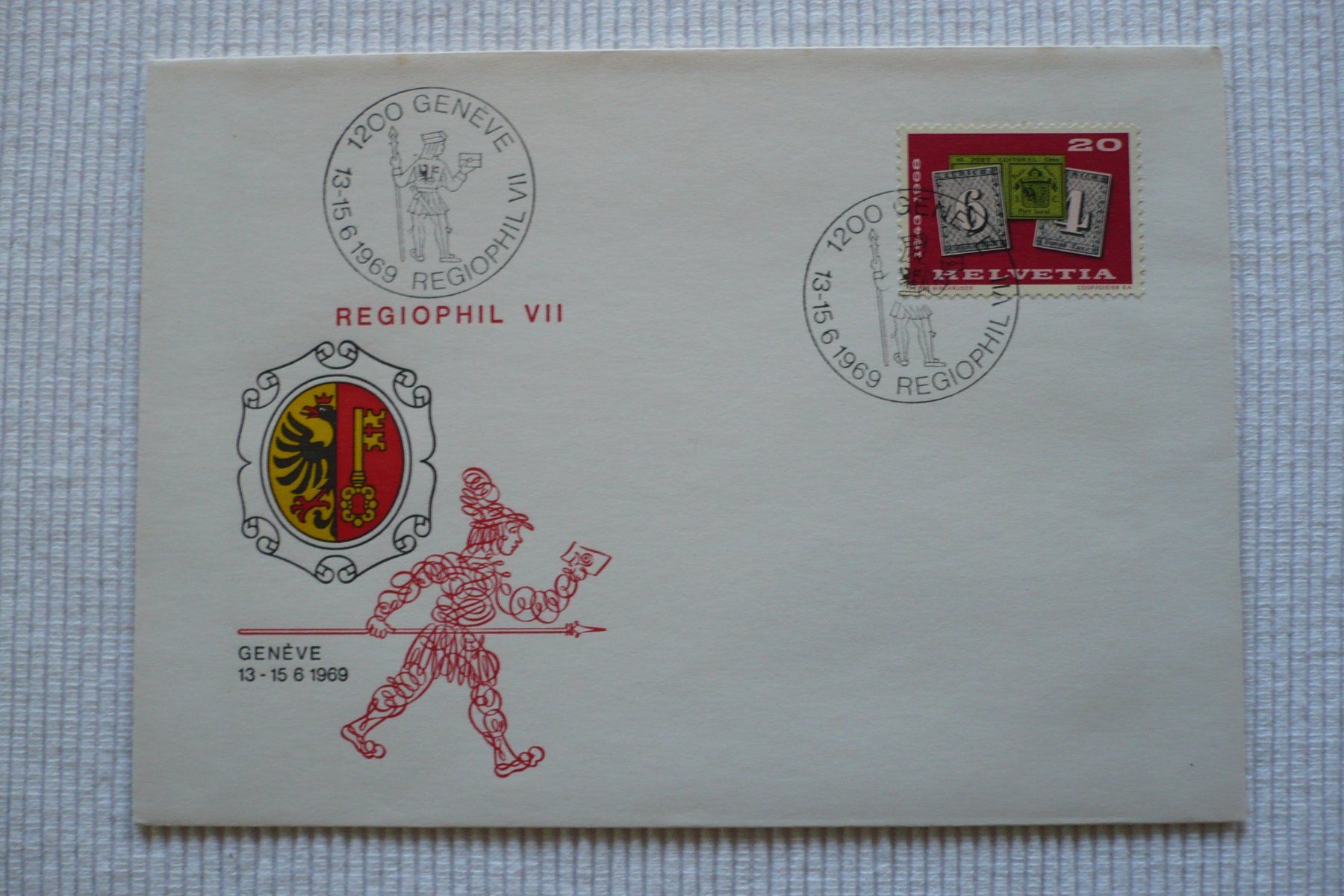 Tutti i francobolli: 1969 REGIOPHIL VII, Genève – Usato da Zürich venduto da saltandpepper008