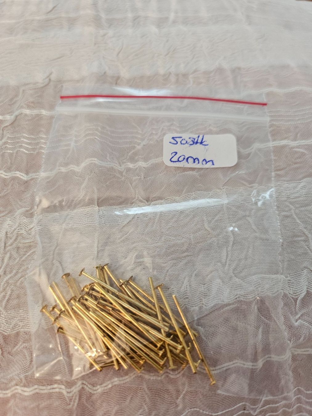Kit bricolage: Kettelstift 20mm 100 stück gold farben – Nuovo (secondo la descrizione) da Dietikon venduto da Eleda